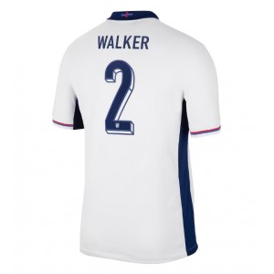 Fotbalové Dres Anglie Kyle Walker #2 Domácí Oblečení ME 2024 Krátký Rukáv